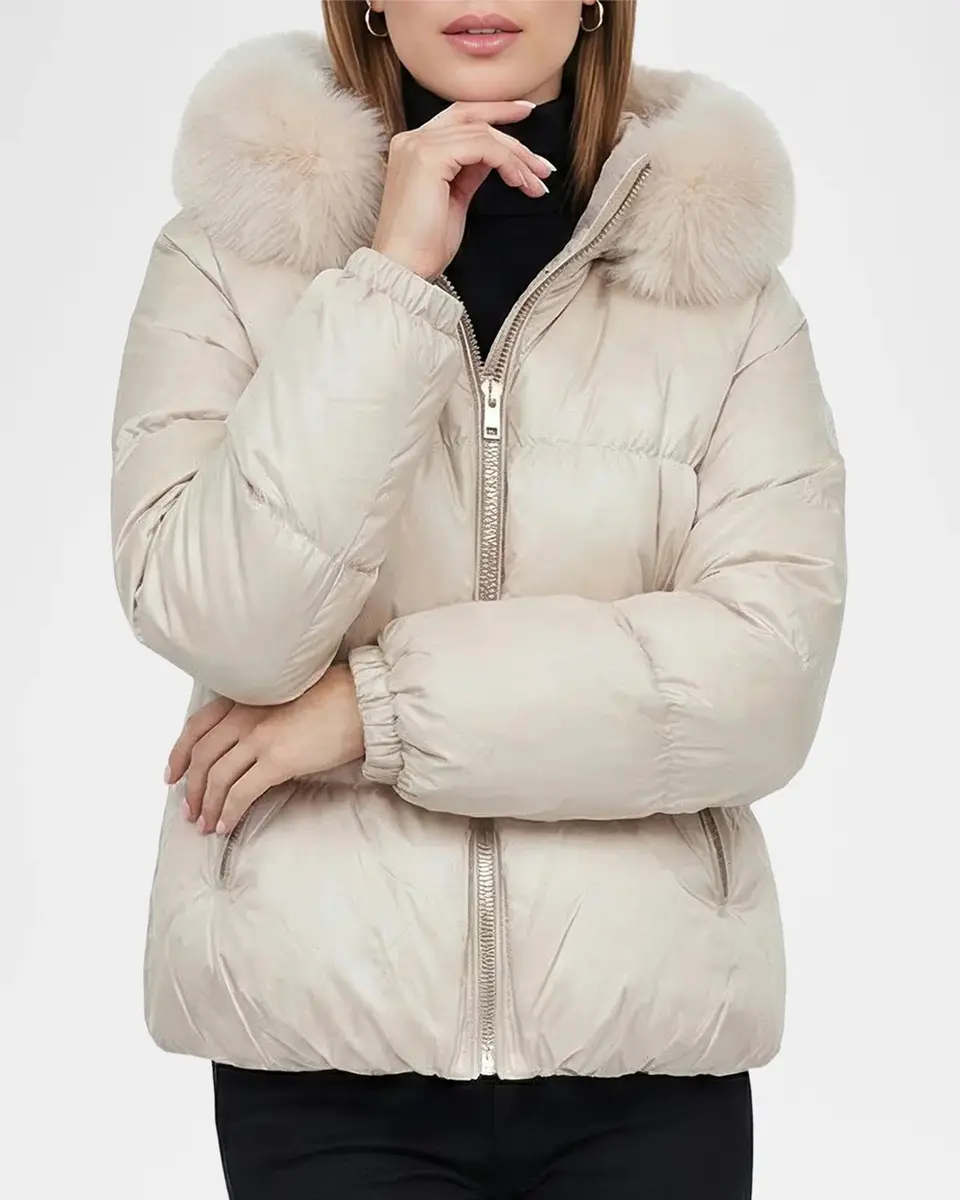 Gorski Apres-Ski Horizontal Jacket with Detachable Shearling Trim | Thumbnail 4