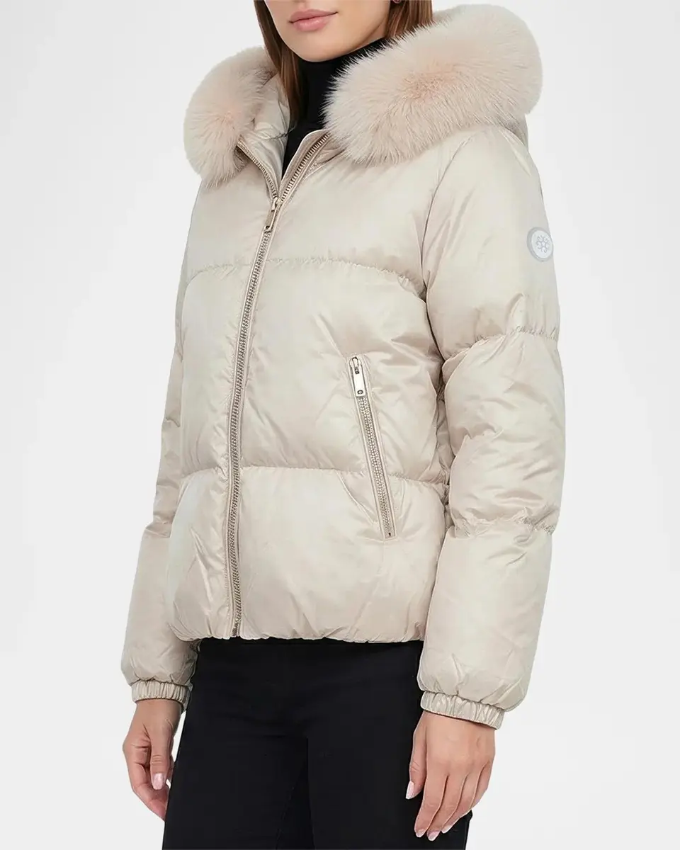 Gorski Apres-Ski Horizontal Jacket with Detachable Shearling Trim | Thumbnail 5