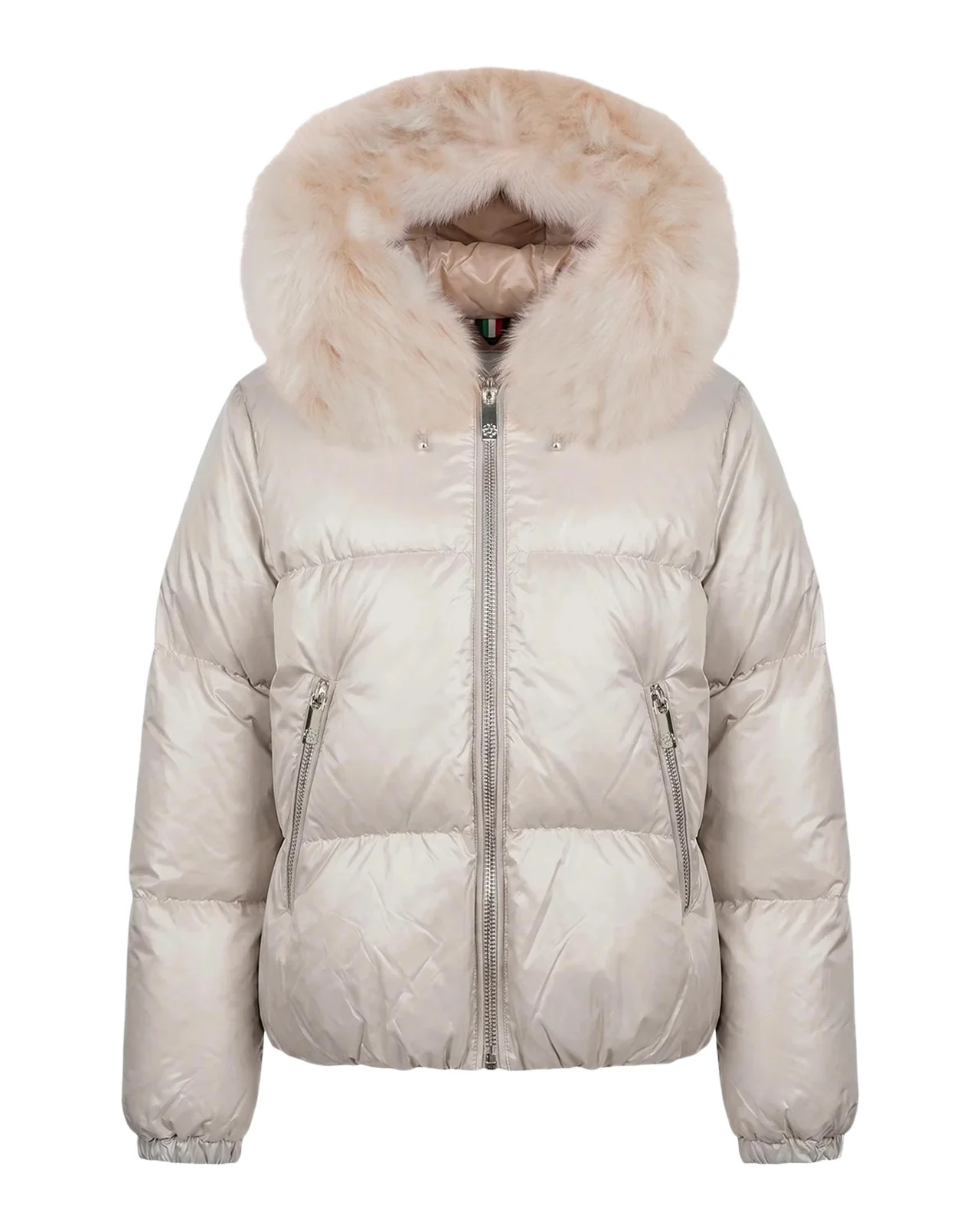 Apres-Ski Horizontal Jacket with Detachable Shearling Trim Apres-Ski Horizontal Jacket with Detachable Shearling Trim