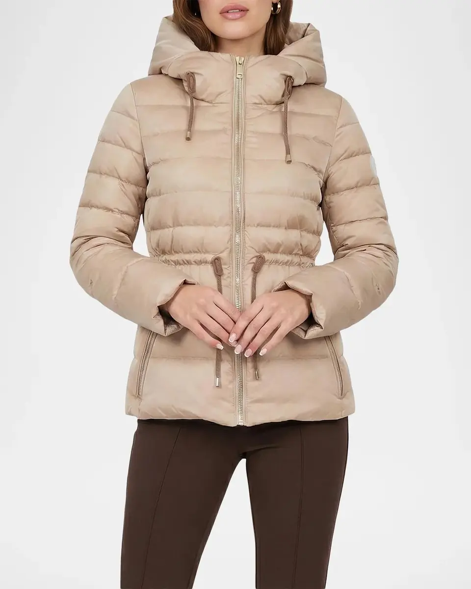 Gorski Apres-Ski Horizontal Quilted Down Jacket With Hood | Thumbnail 4 Gorski Apres-Ski Horizontal Quilted Down Jacket With Hood | Thumbnail 4