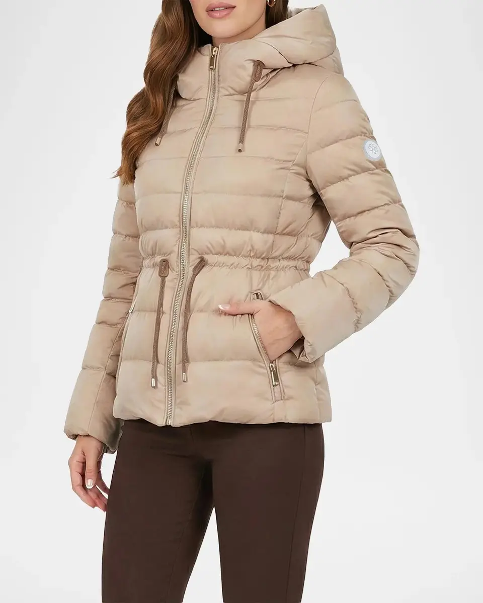 Gorski Apres-Ski Horizontal Quilted Down Jacket With Hood | Thumbnail 5 Gorski Apres-Ski Horizontal Quilted Down Jacket With Hood | Thumbnail 5