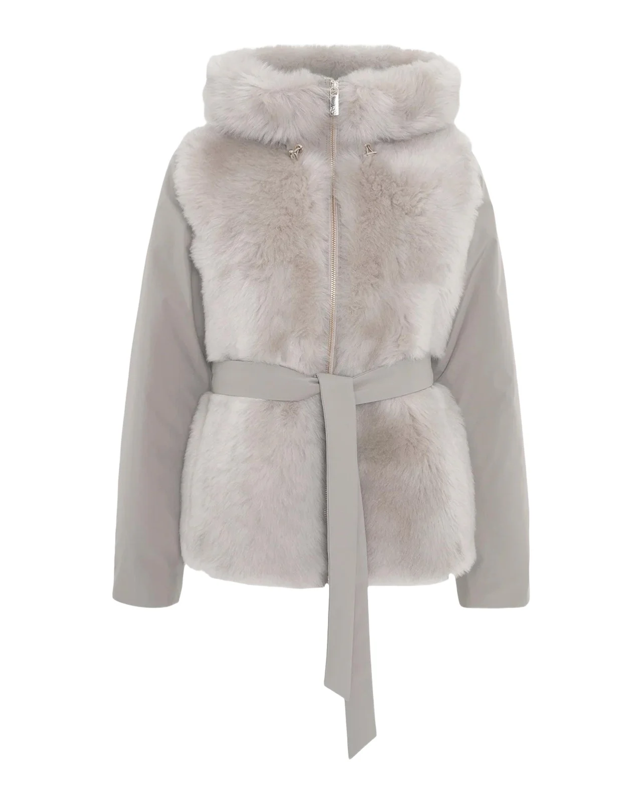 Shearling-Front Quilted Down Parka Shearling-Front Quilted Down Parka