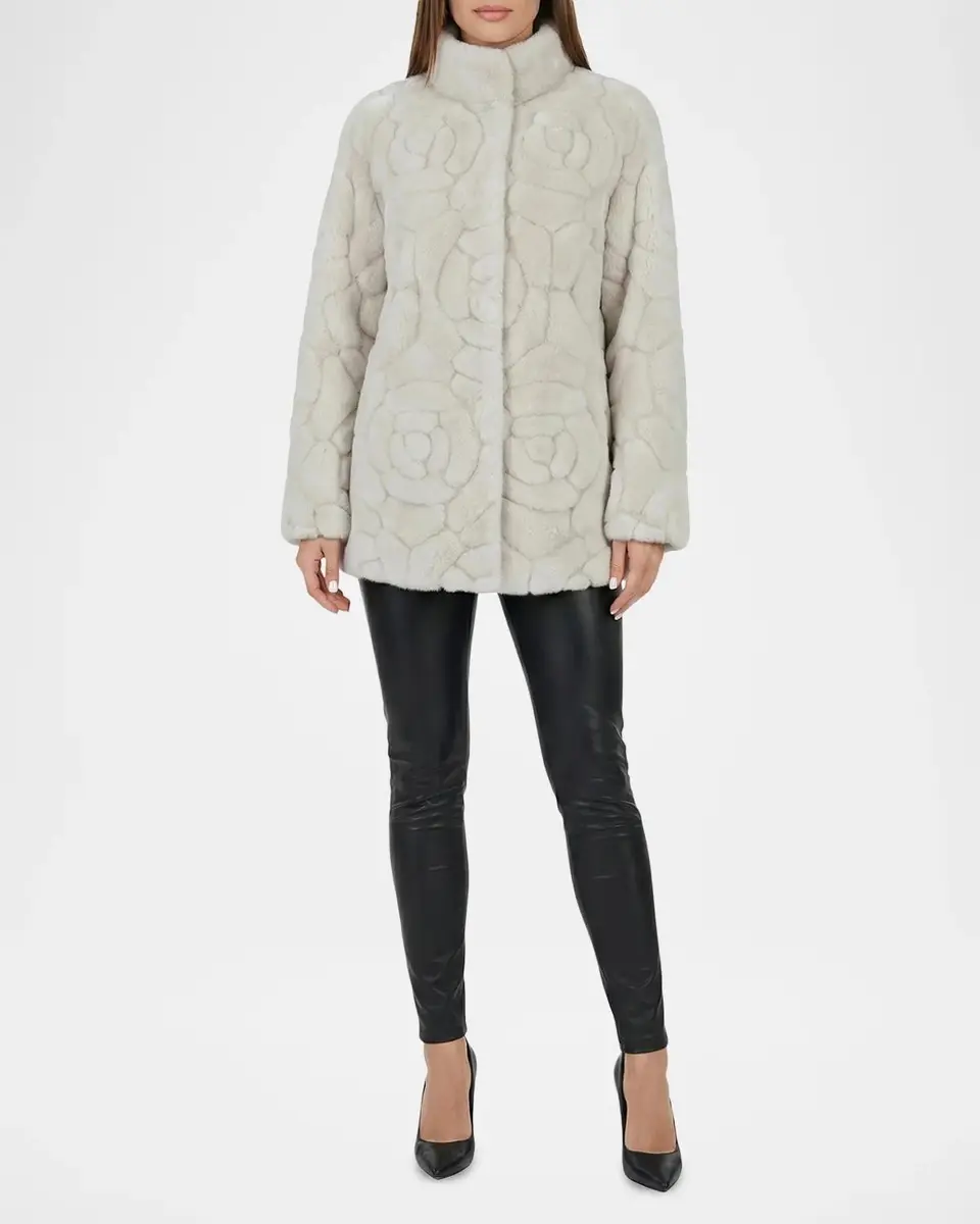 Gorski Floral Merino Shearling Jacket | Thumbnail 2 Gorski Floral Merino Shearling Jacket | Thumbnail 2