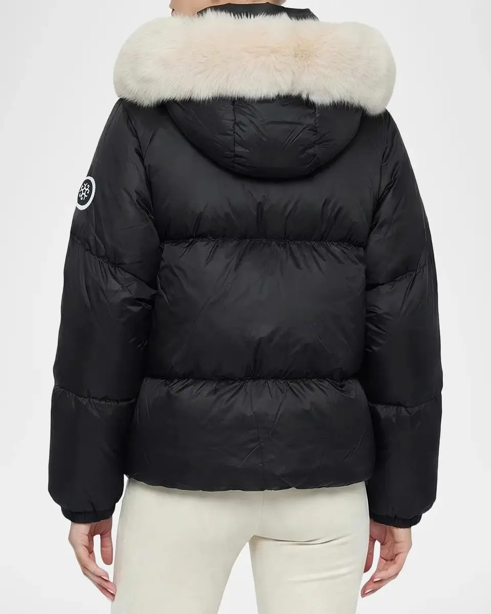 Gorski Apres-Ski Horizontal Jacket with Detachable Shearling Trim | Thumbnail 3 Gorski Apres-Ski Horizontal Jacket with Detachable Shearling Trim | Thumbnail 3