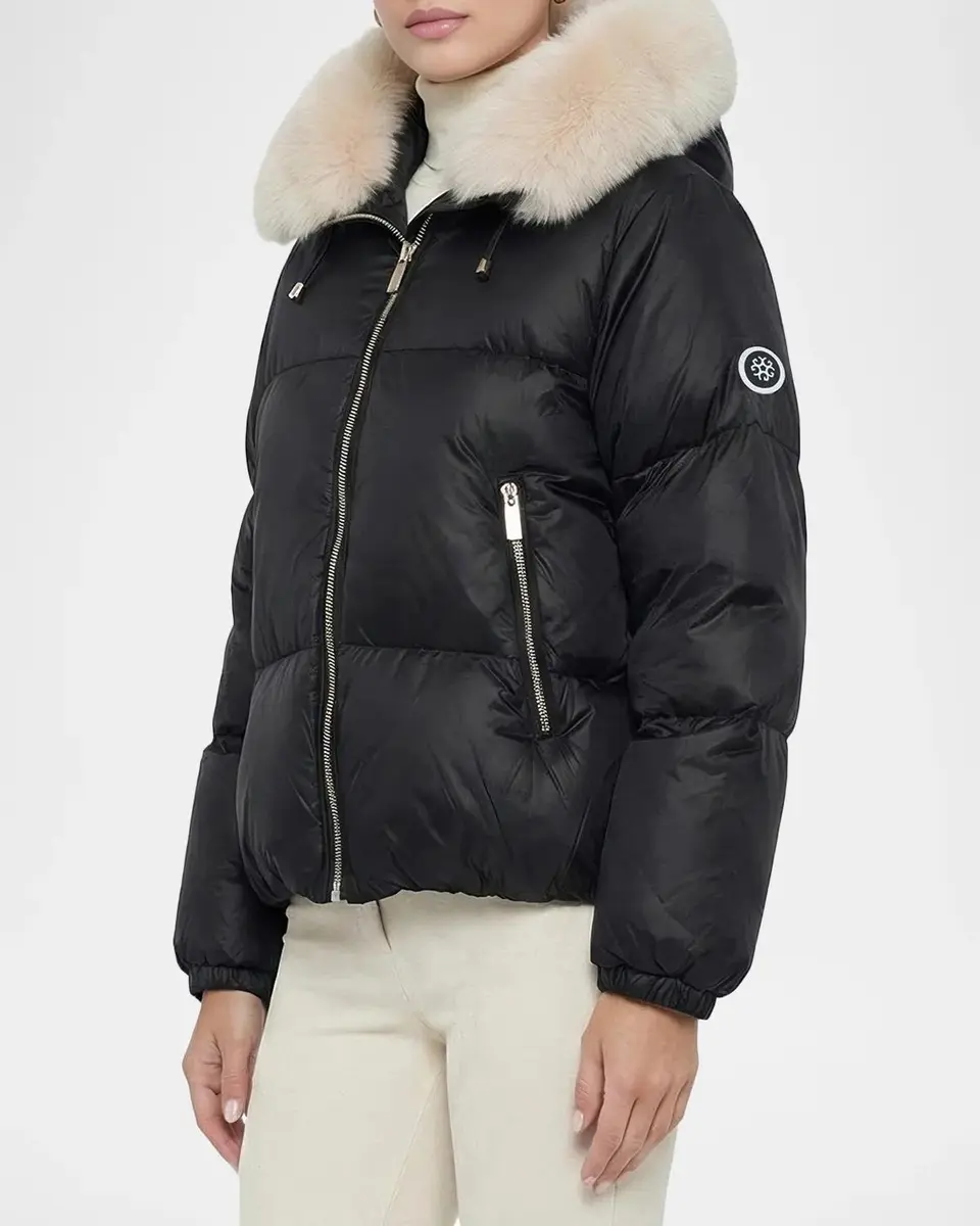 Gorski Apres-Ski Horizontal Jacket with Detachable Shearling Trim | Thumbnail 5 Gorski Apres-Ski Horizontal Jacket with Detachable Shearling Trim | Thumbnail 5