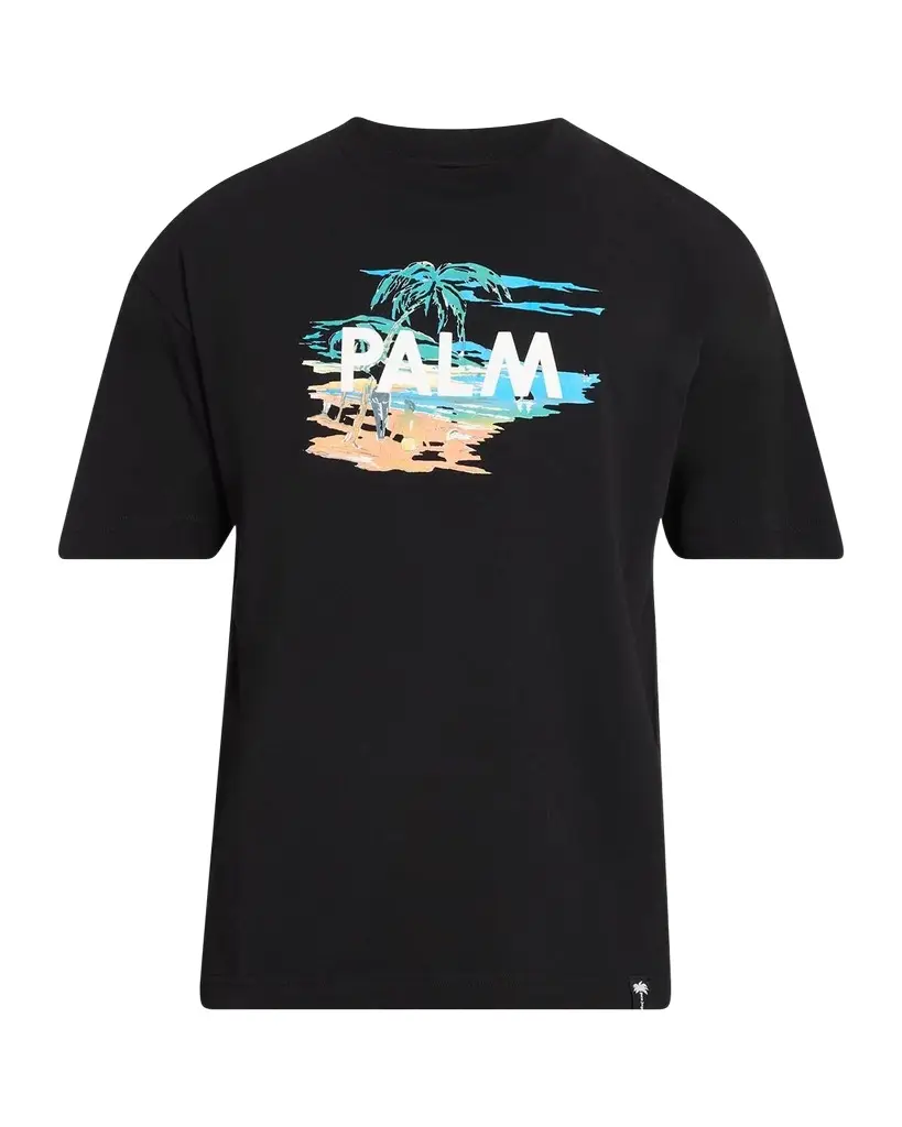 Men's Beach Graphic Cotton T-Shirt Men's Beach Graphic Cotton T-Shirt
