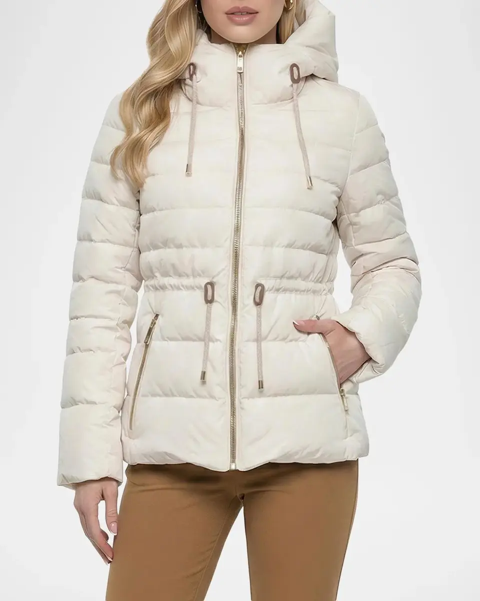 Gorski Apres-Ski Horizontal Quilted Down Jacket With Hood | Thumbnail 4 Gorski Apres-Ski Horizontal Quilted Down Jacket With Hood | Thumbnail 4