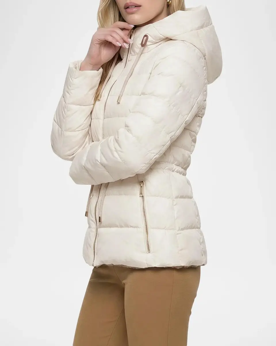 Gorski Apres-Ski Horizontal Quilted Down Jacket With Hood | Thumbnail 5 Gorski Apres-Ski Horizontal Quilted Down Jacket With Hood | Thumbnail 5