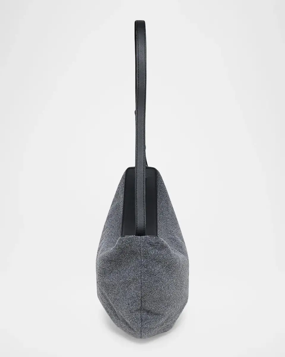 Vee Collective Essence Wool-Blend Shoulder Bag | Thumbnail 3 Vee Collective Essence Wool-Blend Shoulder Bag | Thumbnail 3
