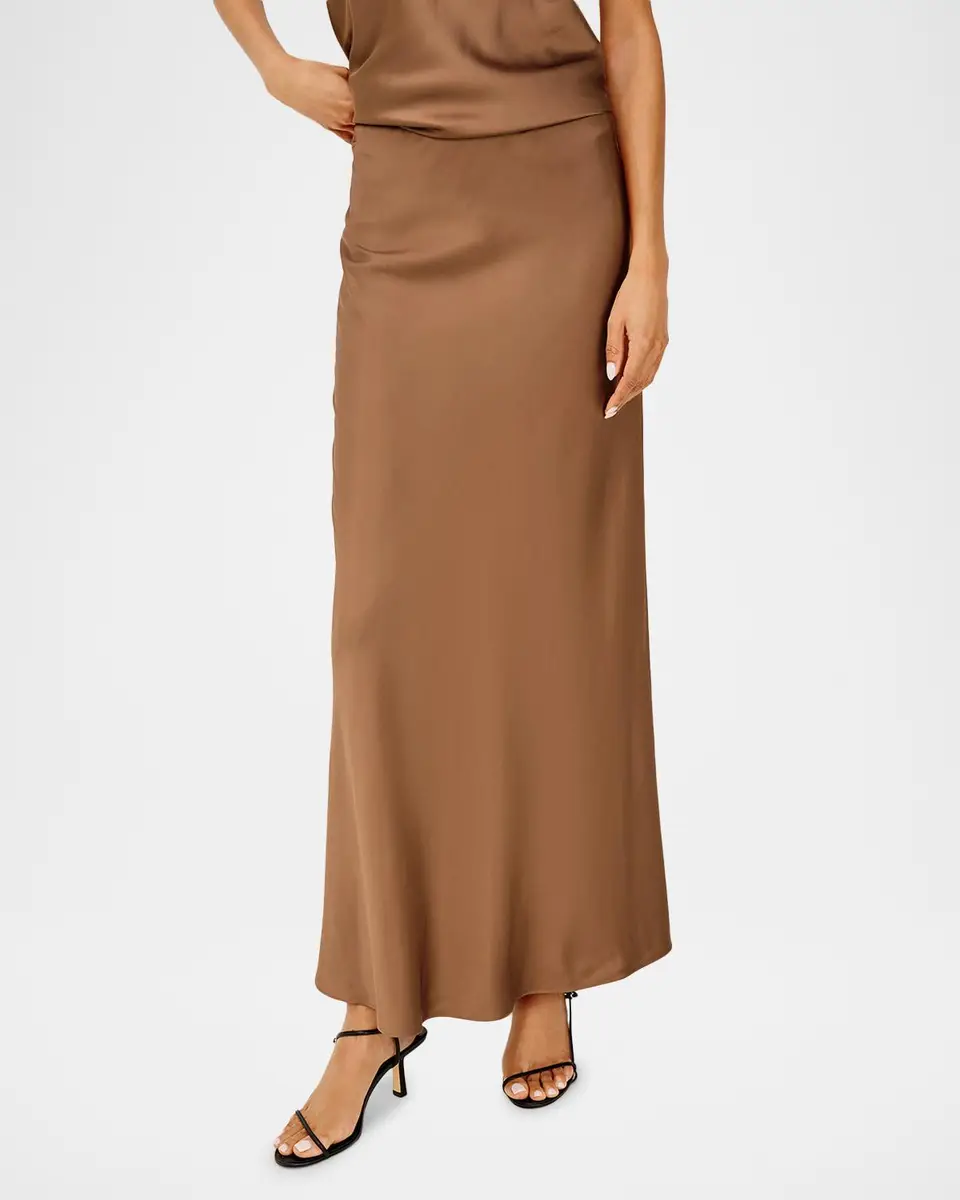 RAILS Romina Satin Maxi Skirt | Thumbnail 4 RAILS Romina Satin Maxi Skirt | Thumbnail 4