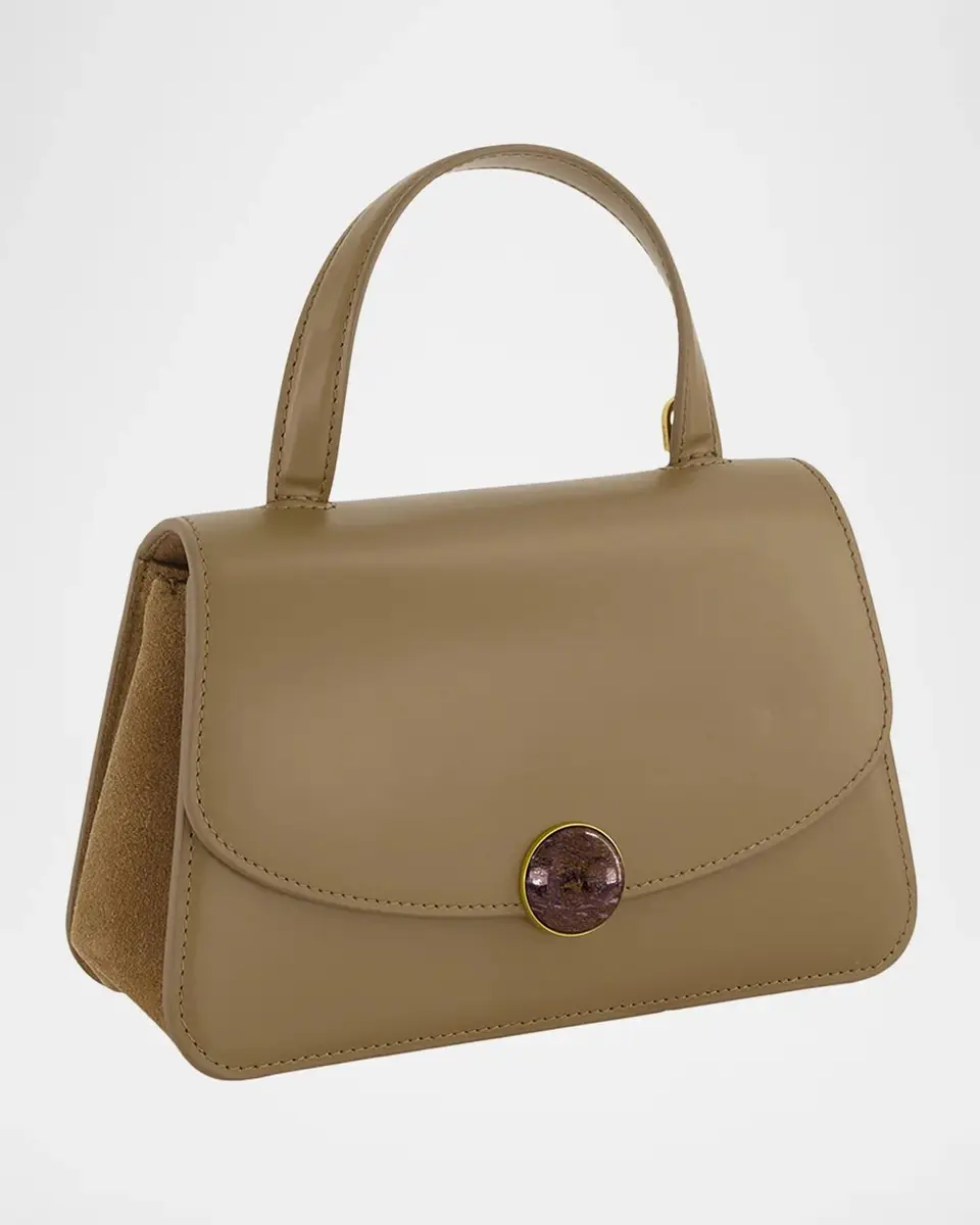 Vince Flora Mini Leather Top-Handle Bag | Thumbnail 2 Vince Flora Mini Leather Top-Handle Bag | Thumbnail 2