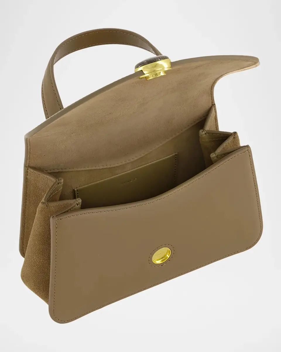 Vince Flora Mini Leather Top-Handle Bag | Thumbnail 3 Vince Flora Mini Leather Top-Handle Bag | Thumbnail 3