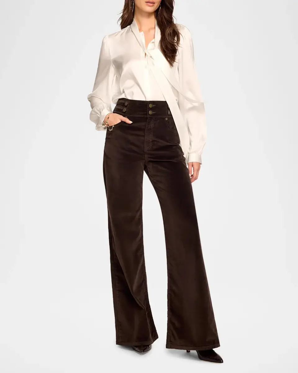 Ramy Brook Velveteen Liv Wide-Leg Pants | Thumbnail 2 Ramy Brook Velveteen Liv Wide-Leg Pants | Thumbnail 2