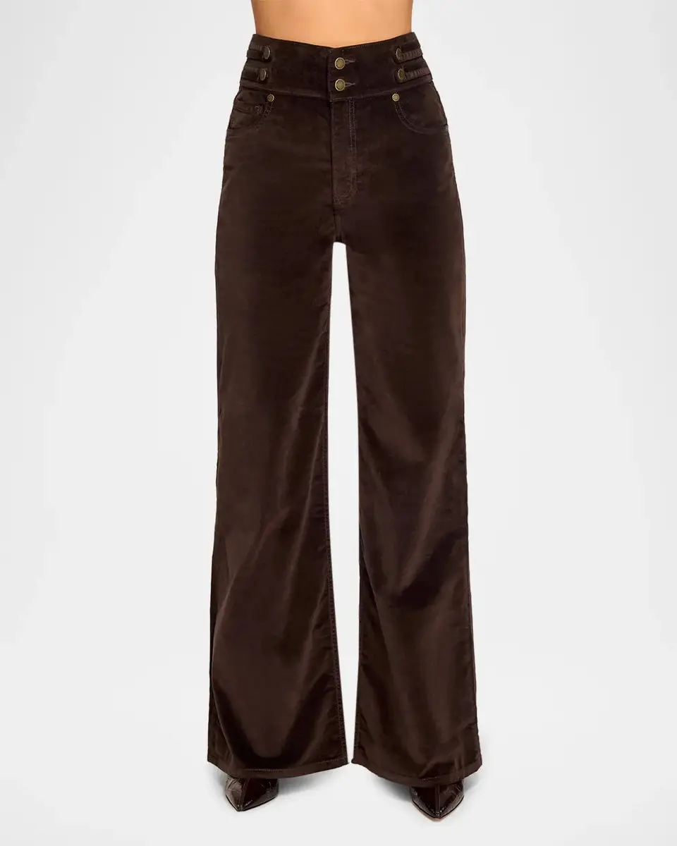 Ramy Brook Velveteen Liv Wide-Leg Pants | Thumbnail 4 Ramy Brook Velveteen Liv Wide-Leg Pants | Thumbnail 4