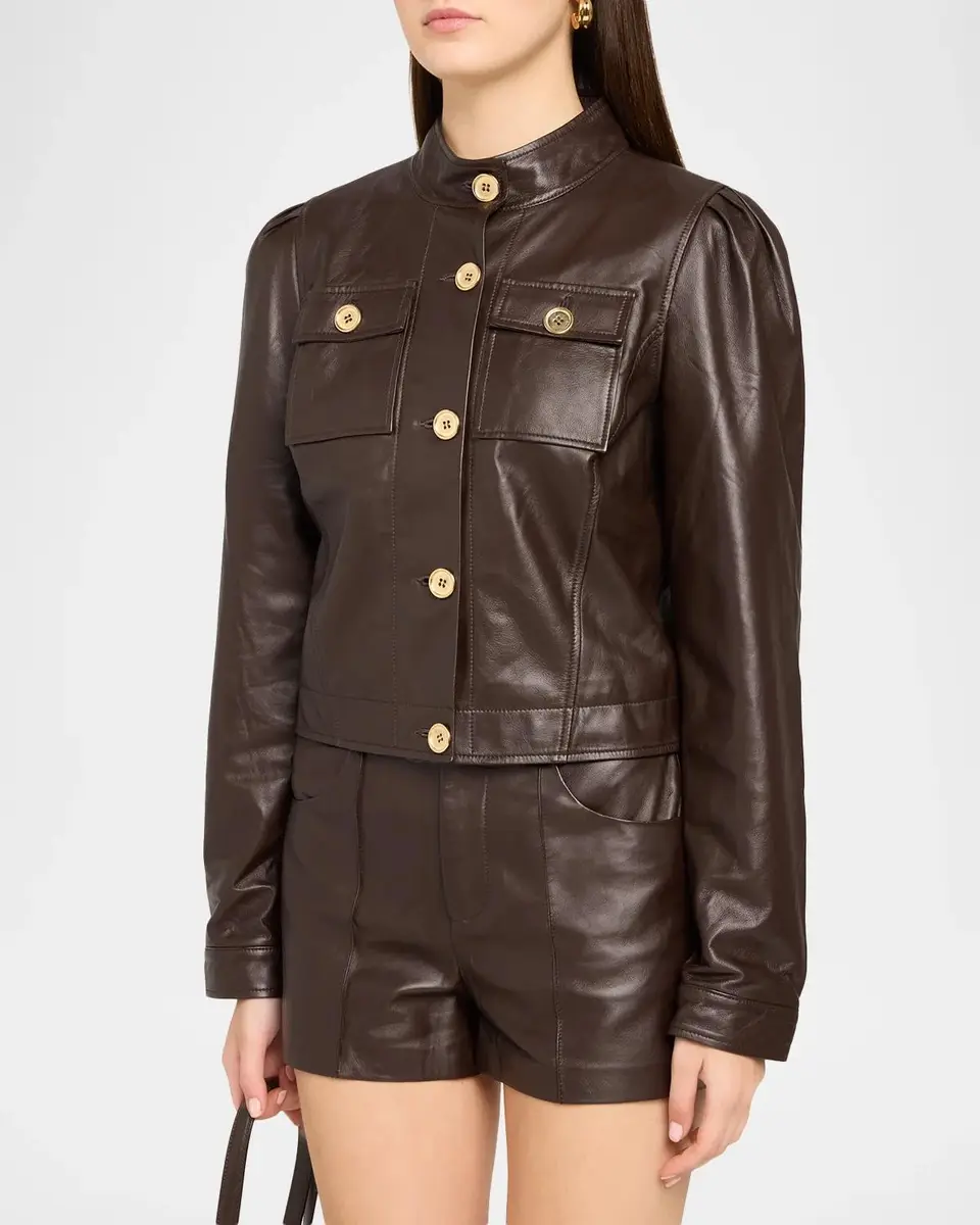 Ramy Brook Elsa Leather Jacket | Thumbnail 4 Ramy Brook Elsa Leather Jacket | Thumbnail 4