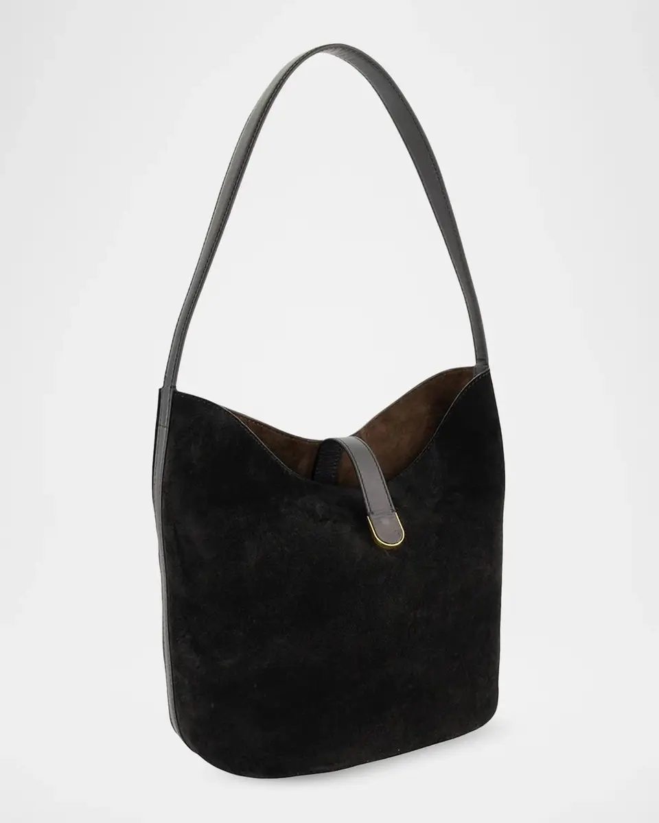 Vince Eris Medium Suede Bucket Shoulder Bag | Thumbnail 2 Vince Eris Medium Suede Bucket Shoulder Bag | Thumbnail 2