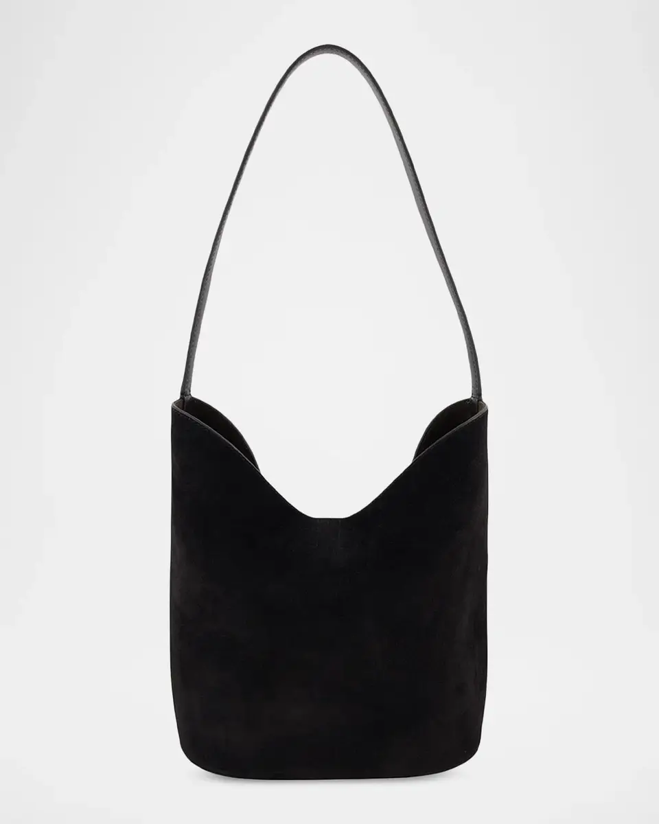 Vince Eris Medium Suede Bucket Shoulder Bag | Thumbnail 5 Vince Eris Medium Suede Bucket Shoulder Bag | Thumbnail 5