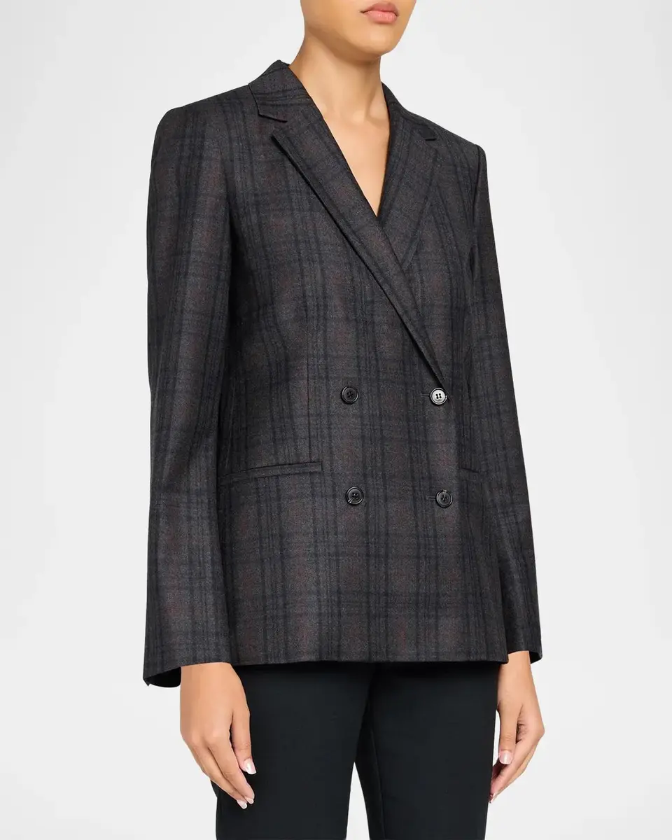 Theory Relaxed Double-Breasted Jacket | Thumbnail 4 Theory Relaxed Double-Breasted Jacket | Thumbnail 4