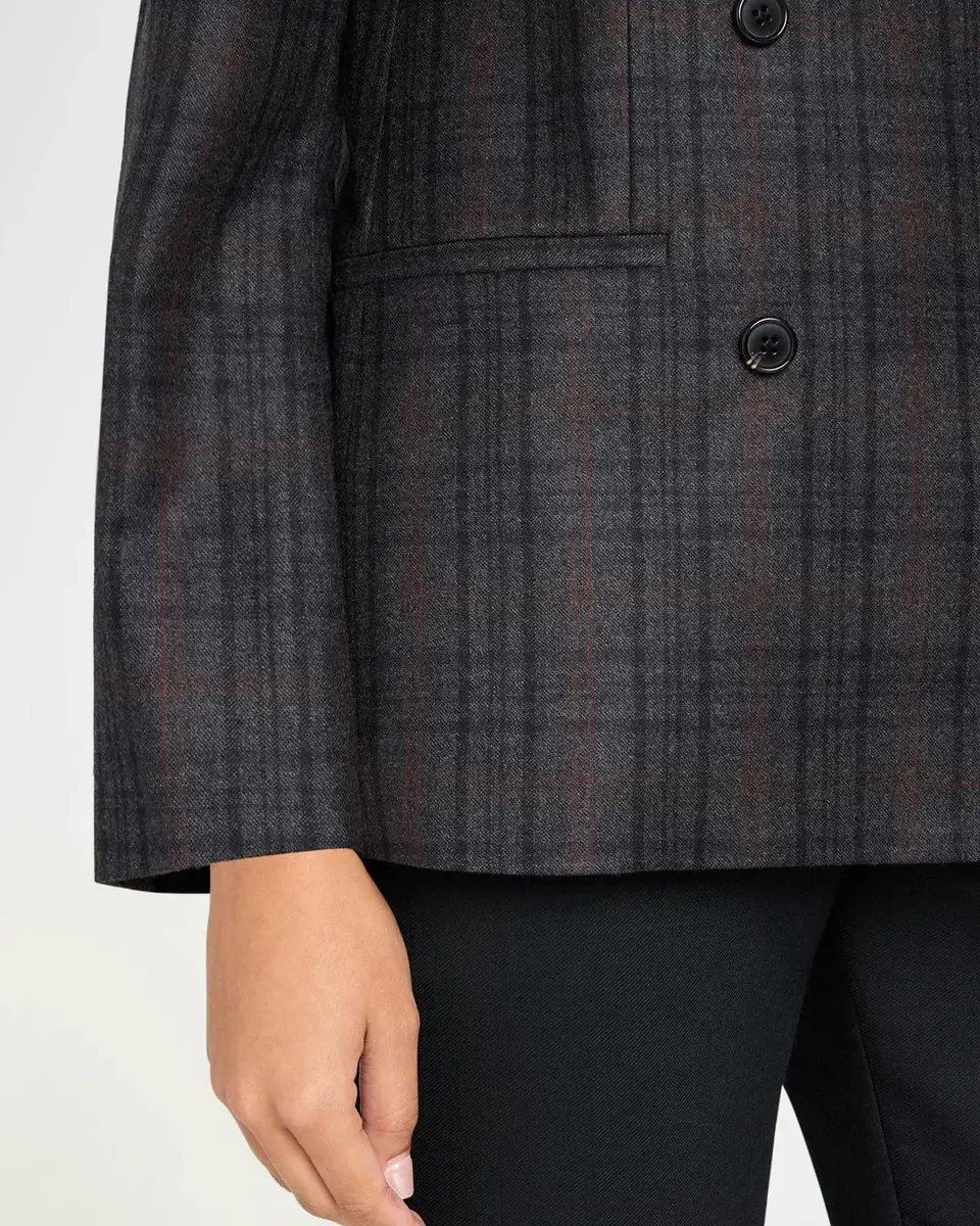 Theory Relaxed Double-Breasted Jacket | Thumbnail 5 Theory Relaxed Double-Breasted Jacket | Thumbnail 5