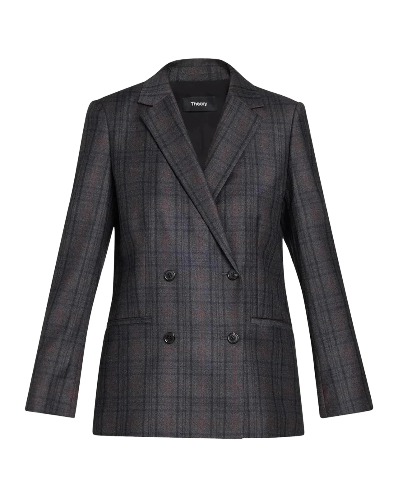 Relaxed Double-Breasted Jacket