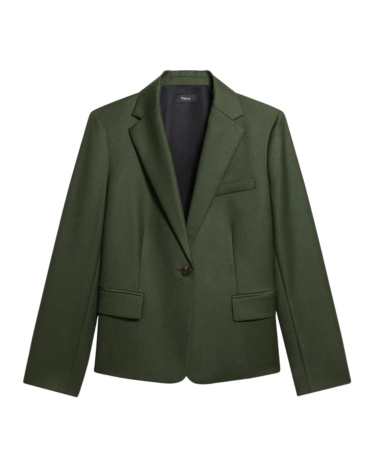 One-Button Slim Single-Breasted Blazer One-Button Slim Single-Breasted Blazer