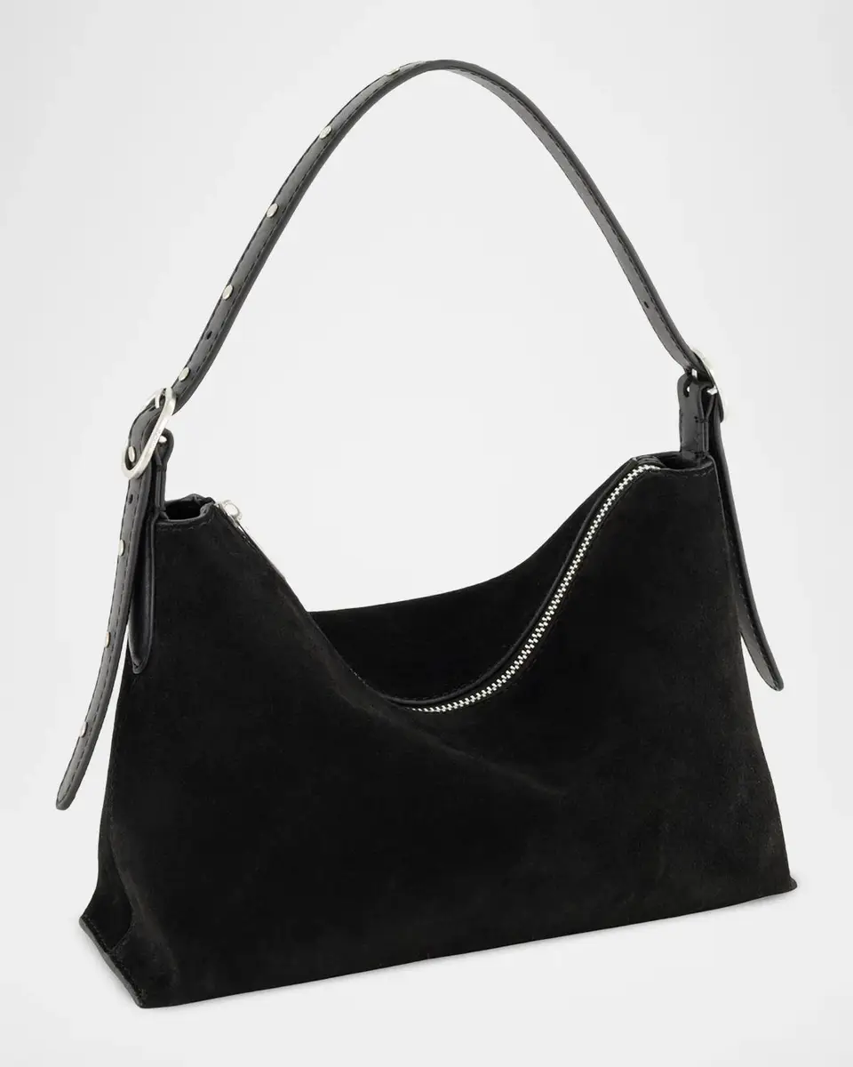 Vince Vivian Studded Suede Shoulder Bag | Thumbnail 2 Vince Vivian Studded Suede Shoulder Bag | Thumbnail 2