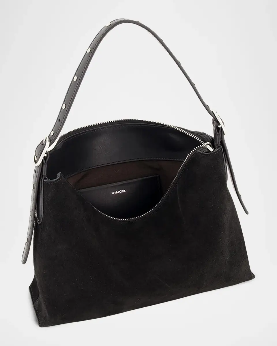 Vince Vivian Studded Suede Shoulder Bag | Thumbnail 3 Vince Vivian Studded Suede Shoulder Bag | Thumbnail 3