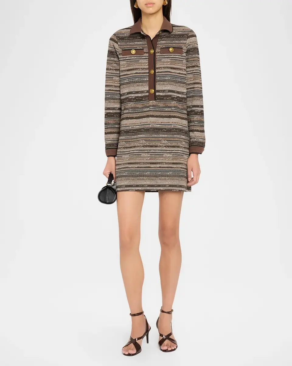 Ramy Brook Maria Houndstooth A-Line Mini Dress | Thumbnail 2 Ramy Brook Maria Houndstooth A-Line Mini Dress | Thumbnail 2