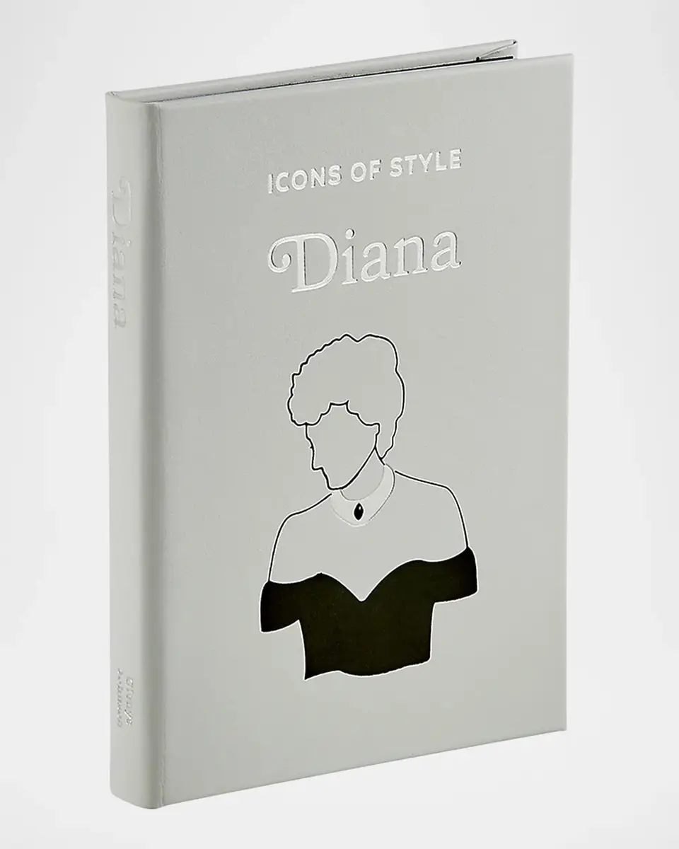 Graphic Image "Icons of Style: Diana" Leather-Bound Book by Glenys Johnson | Thumbnail 2 Graphic Image "Icons of Style: Diana" Leather-Bound Book by Glenys Johnson | Thumbnail 2