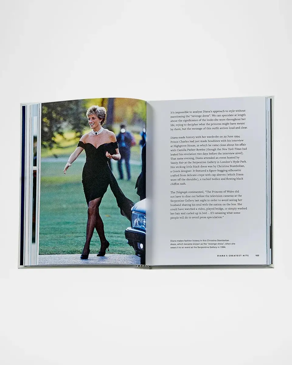 Graphic Image "Icons of Style: Diana" Leather-Bound Book by Glenys Johnson | Thumbnail 6 Graphic Image "Icons of Style: Diana" Leather-Bound Book by Glenys Johnson | Thumbnail 6