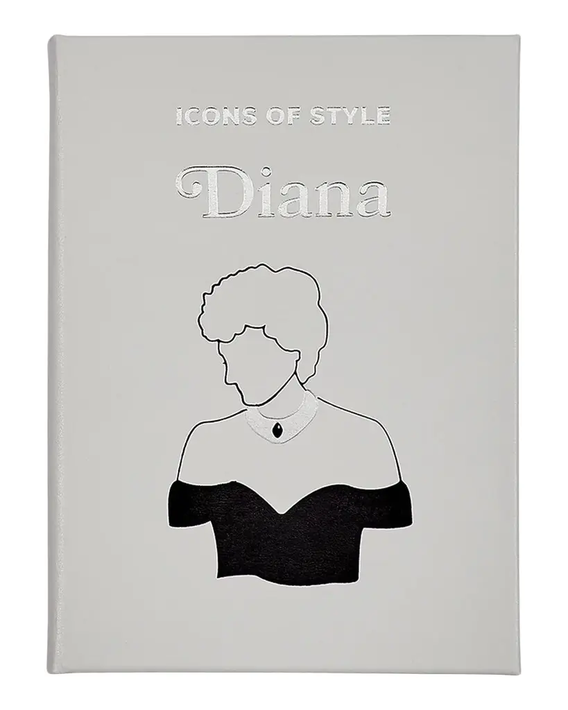Graphic Image "Icons of Style: Diana" Leather-Bound Book by Glenys Johnson