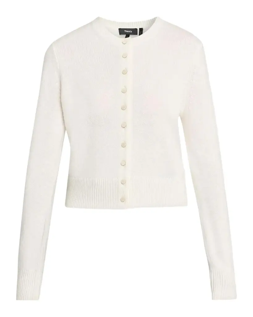 Crewneck Cashmere Cardigan