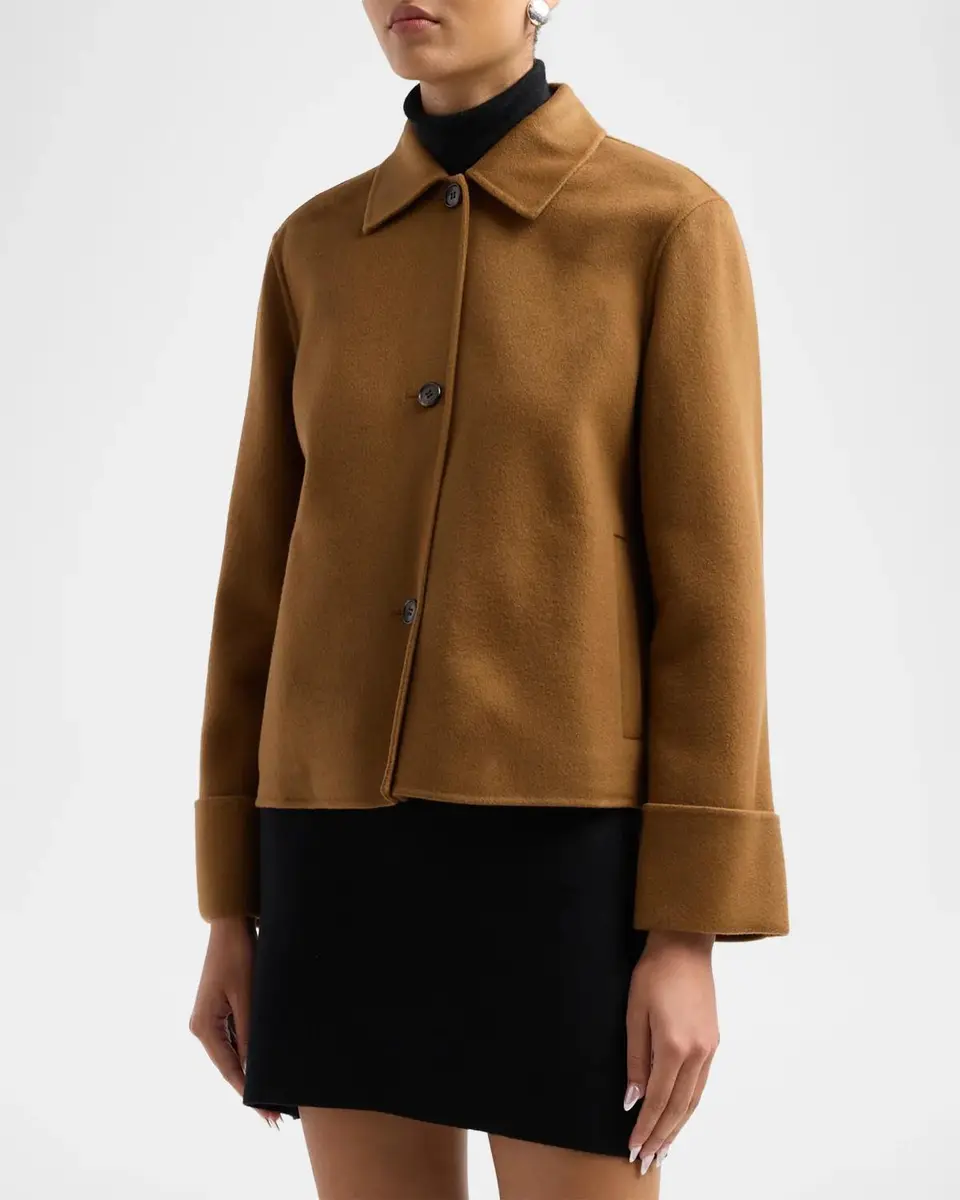 Theory Boxy Cuffed Jacket | Thumbnail 4 Theory Boxy Cuffed Jacket | Thumbnail 4