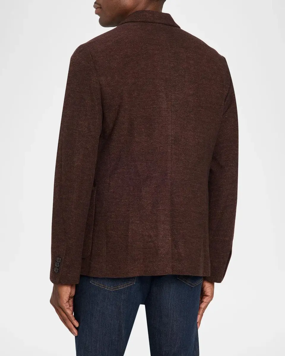 Theory Men's Clinton Jacket in City Knit Twill | Thumbnail 3
