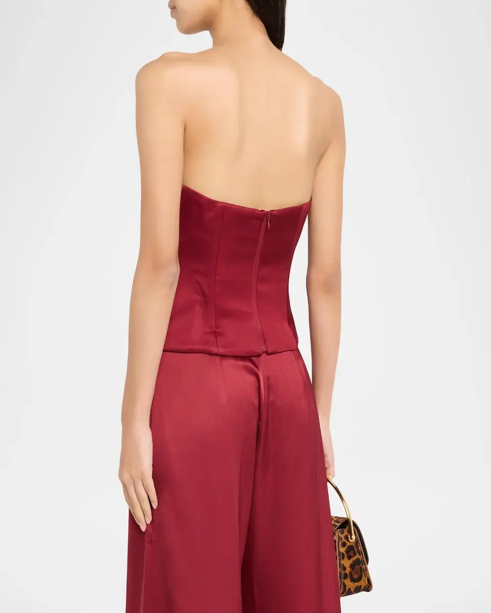 JBQ Almaris Strapless Satin Top | Thumbnail 3 JBQ Almaris Strapless Satin Top | Thumbnail 3