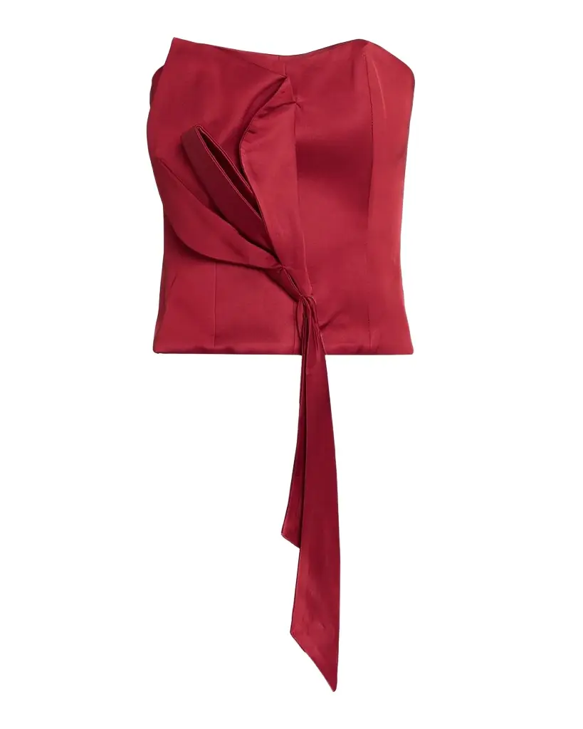 JBQ Almaris Strapless Satin Top