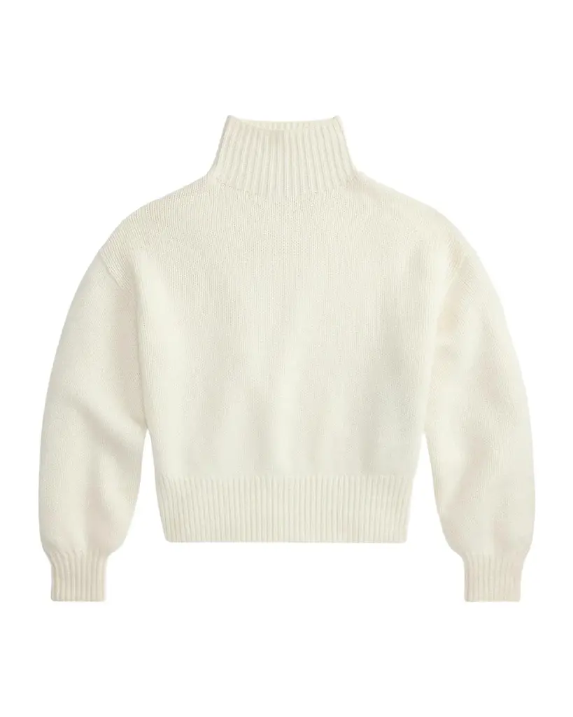 Cashmere Funnel Neck Sweater Cashmere Funnel Neck Sweater