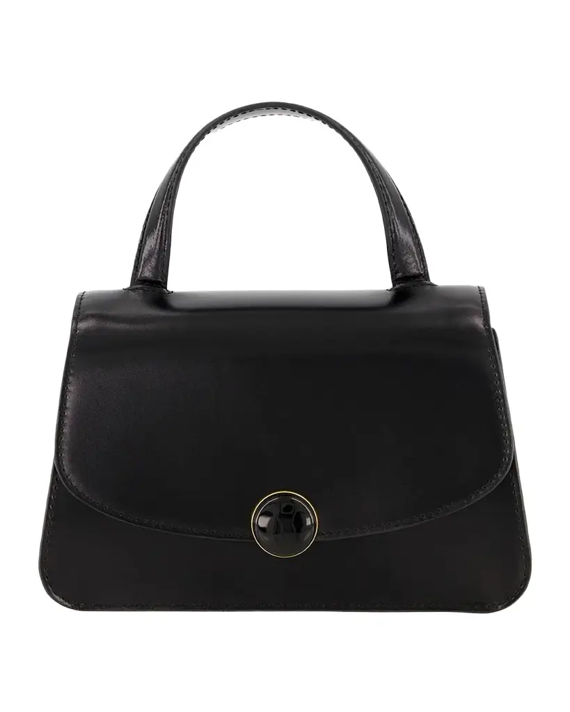 Vince Flora Mini Leather Top-Handle Bag