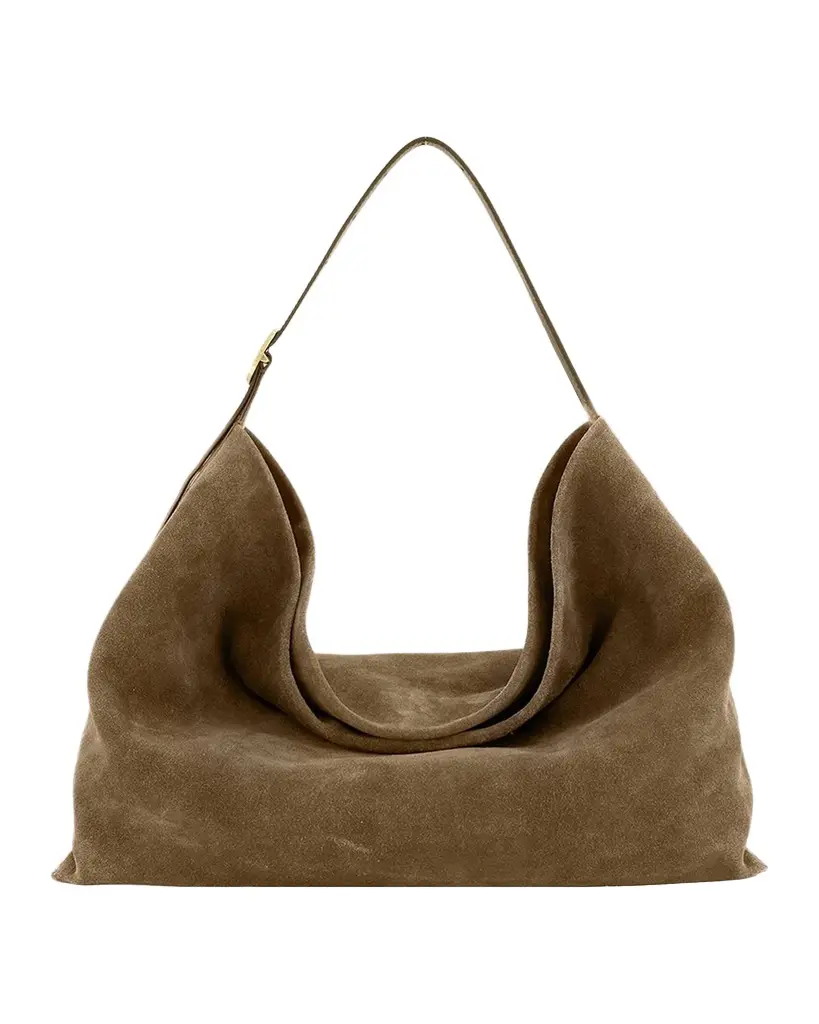 Vince Vivian Medium Slouchy Suede Hobo Bag