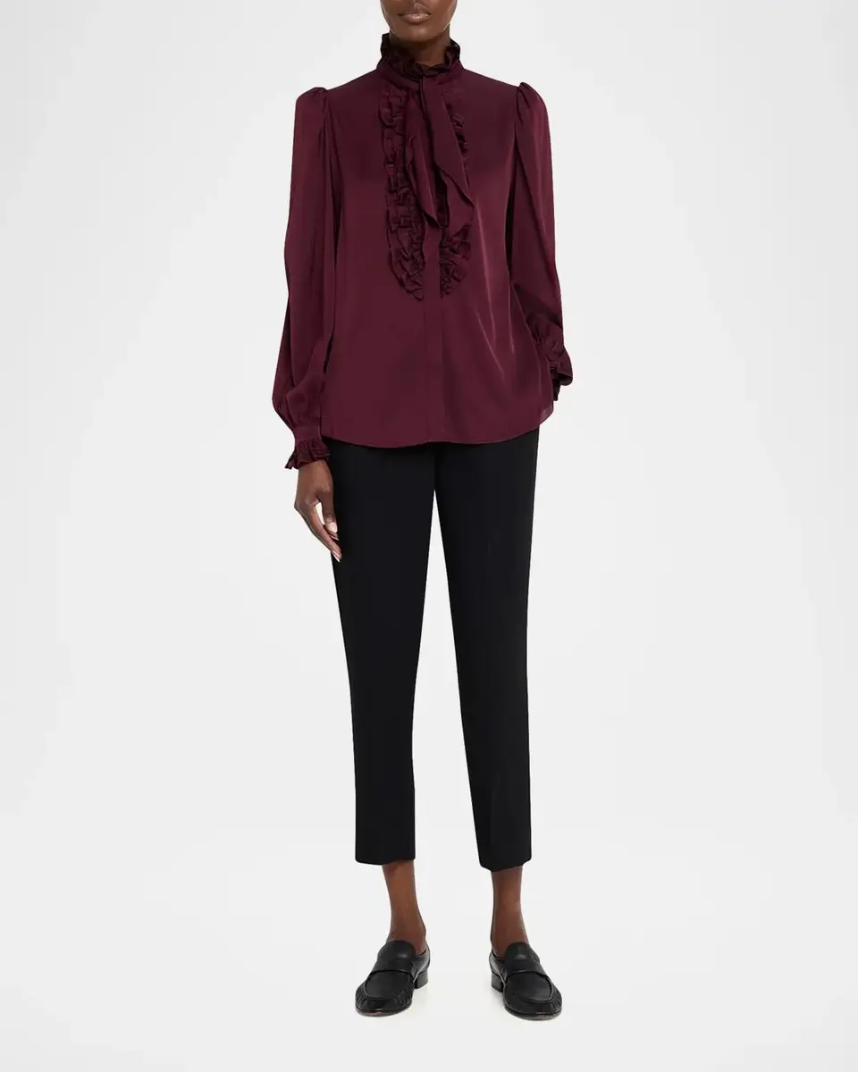 Kobi Halperin Aubree Tapered Crepe Ankle Pants | Thumbnail 2 Kobi Halperin Aubree Tapered Crepe Ankle Pants | Thumbnail 2