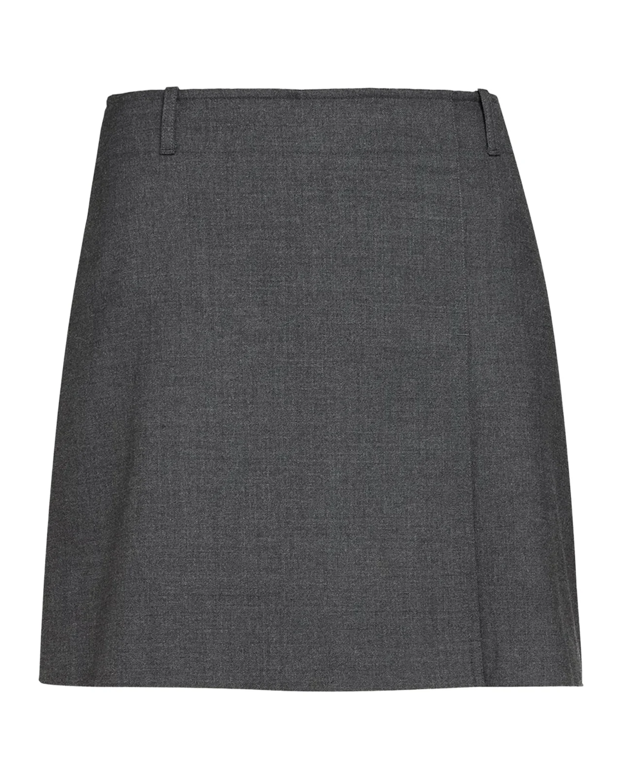 Pleated Wool-Blend Mini Skirt Pleated Wool-Blend Mini Skirt