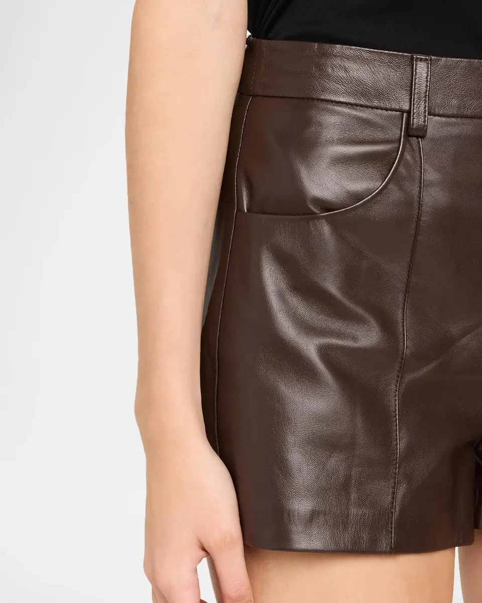 Ramy Brook Aurea Leather Shorts | Thumbnail 5 Ramy Brook Aurea Leather Shorts | Thumbnail 5