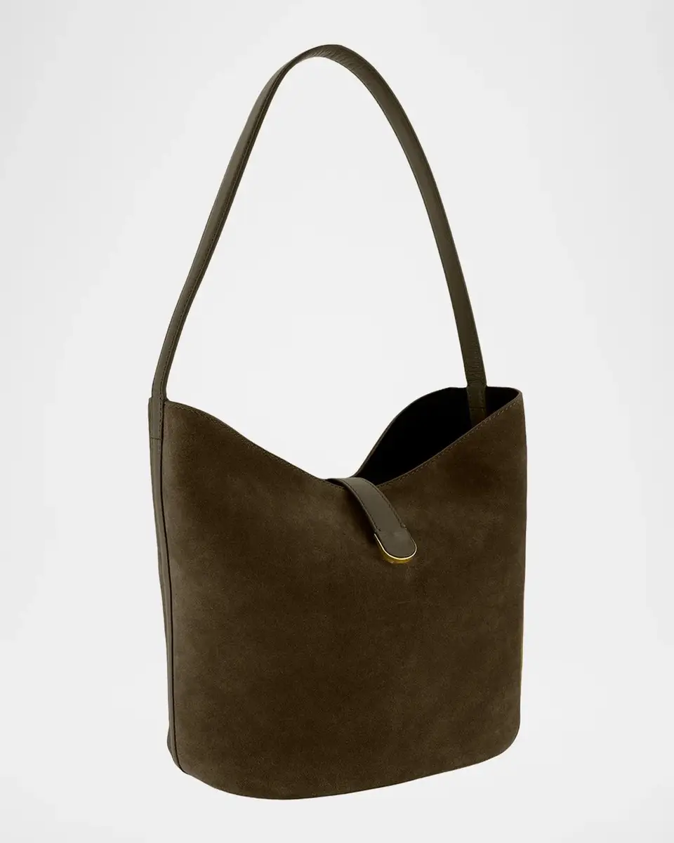 Vince Eris Medium Suede Bucket Shoulder Bag | Thumbnail 2 Vince Eris Medium Suede Bucket Shoulder Bag | Thumbnail 2