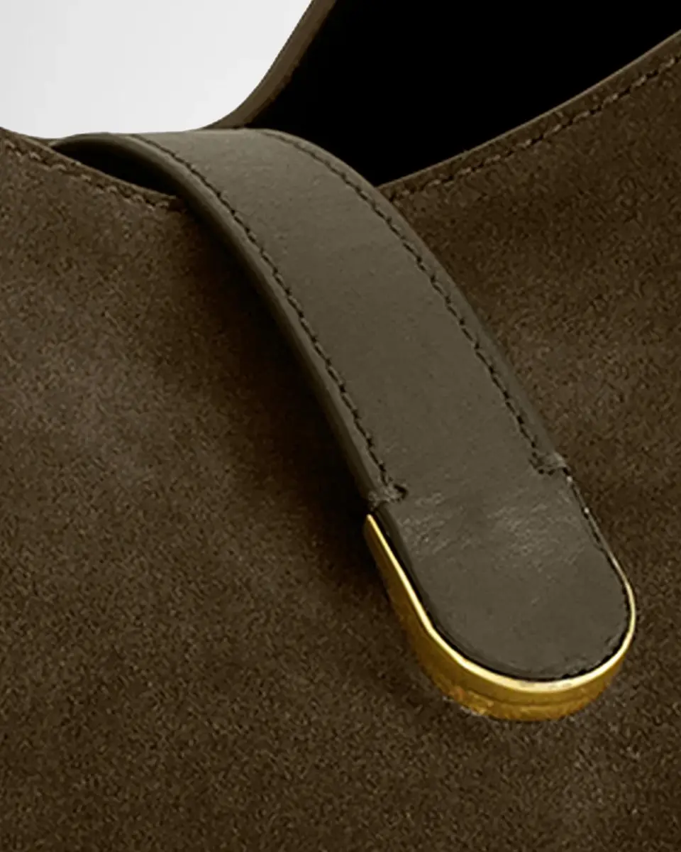 Vince Eris Medium Suede Bucket Shoulder Bag | Thumbnail 4 Vince Eris Medium Suede Bucket Shoulder Bag | Thumbnail 4