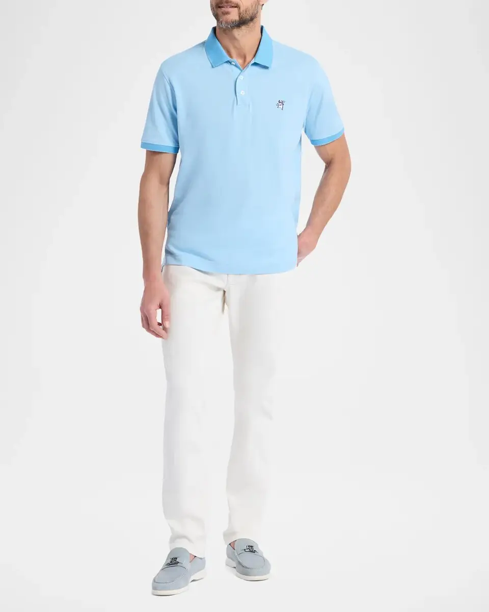 Robert Graham Men's Devil Knit Polo Shirt | Thumbnail 2 Robert Graham Men's Devil Knit Polo Shirt | Thumbnail 2