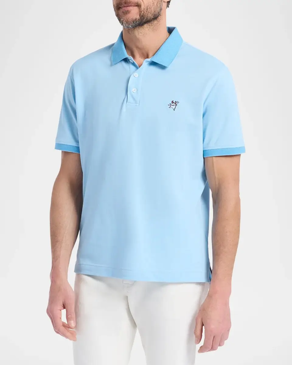 Robert Graham Men's Devil Knit Polo Shirt | Thumbnail 5 Robert Graham Men's Devil Knit Polo Shirt | Thumbnail 5