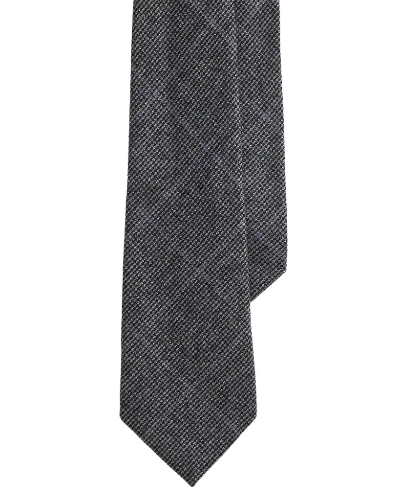 Ralph Lauren Purple Label Men's Tic-Weave Wool-Cashmere Tie