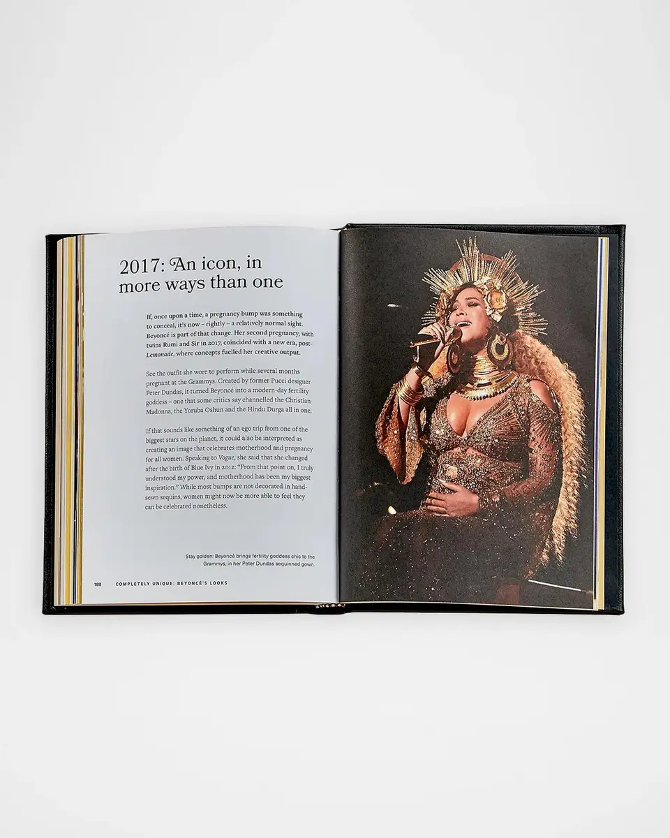 Graphic Image "Icons of Style: Beyonce" Leather-Bound Book by Lauren Cochrane | Thumbnail 3 Graphic Image "Icons of Style: Beyonce" Leather-Bound Book by Lauren Cochrane | Thumbnail 3