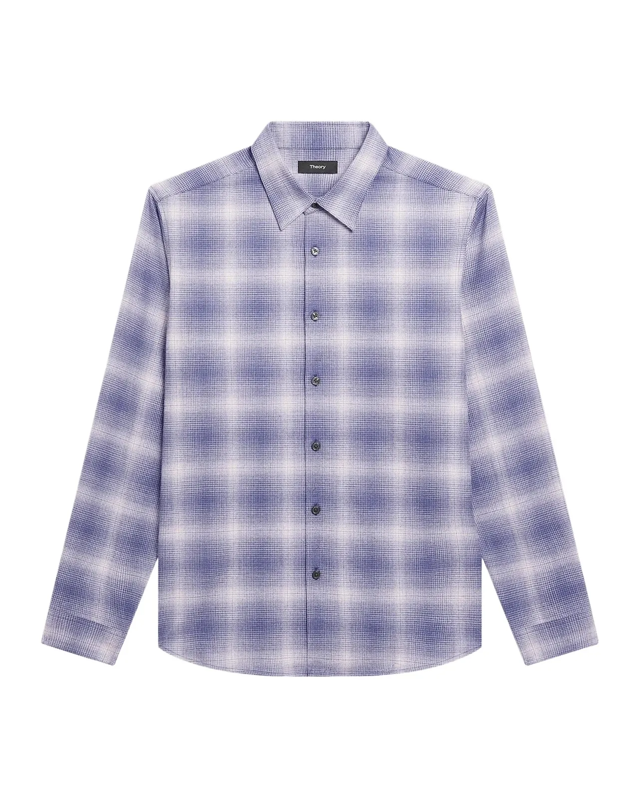 Irving Shadow Plaid Cotton Shirt Irving Shadow Plaid Cotton Shirt
