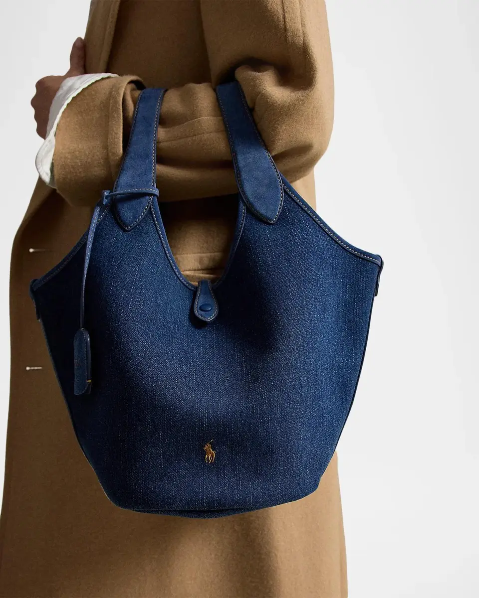 Polo Ralph Lauren Polo Play Denim Tote Bag | Thumbnail 2 Polo Ralph Lauren Polo Play Denim Tote Bag | Thumbnail 2
